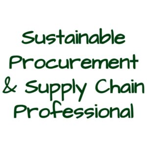 Sustainable Procurement & Supply Chain
